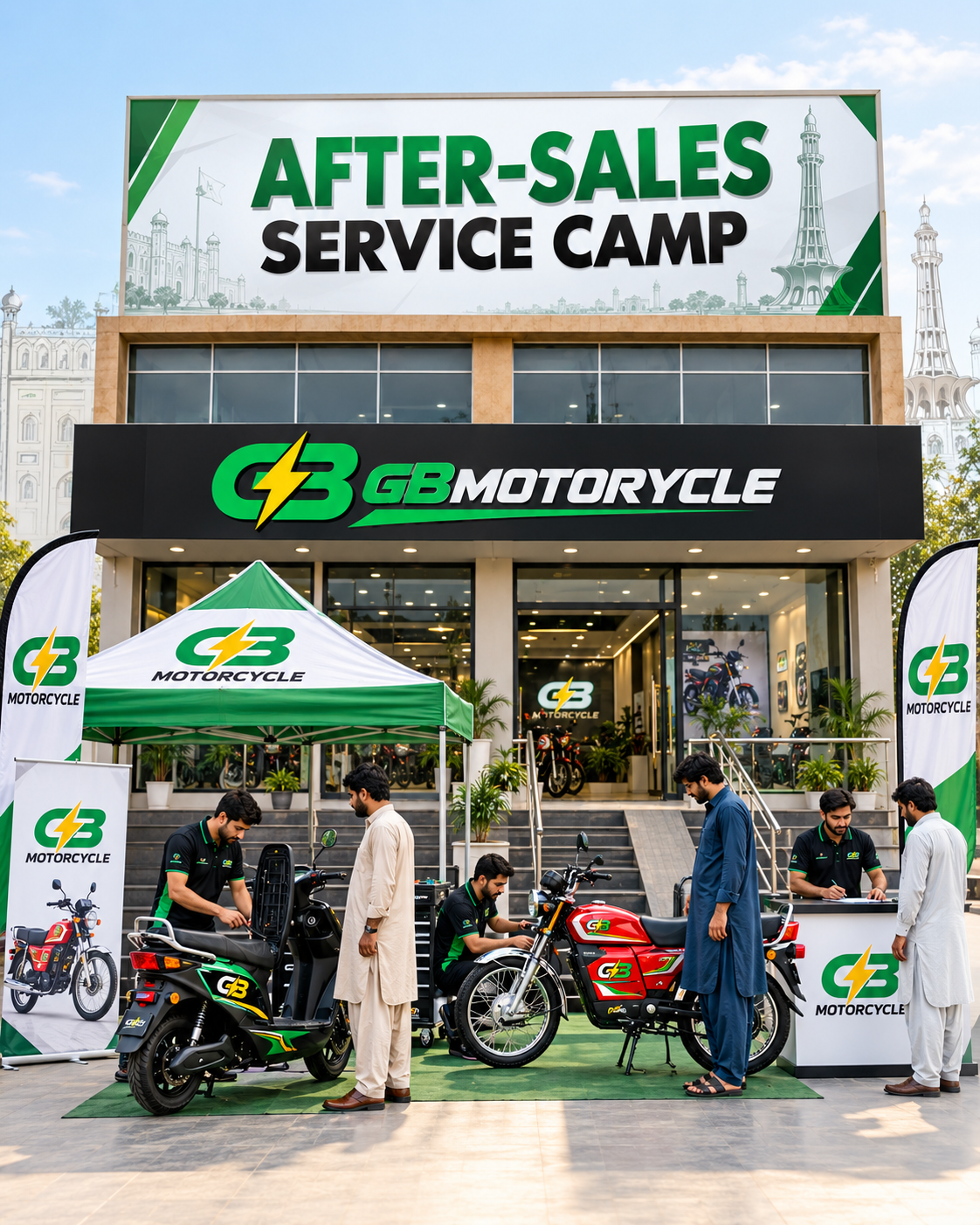 After-sales service camp